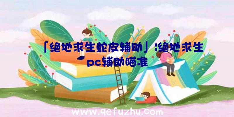 「绝地求生蛇皮辅助」|绝地求生pc辅助瞄准